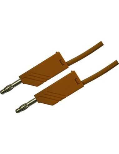 Altech 934061105 Cordon de test MLN 50/2.5 MARRON - Lot de 25