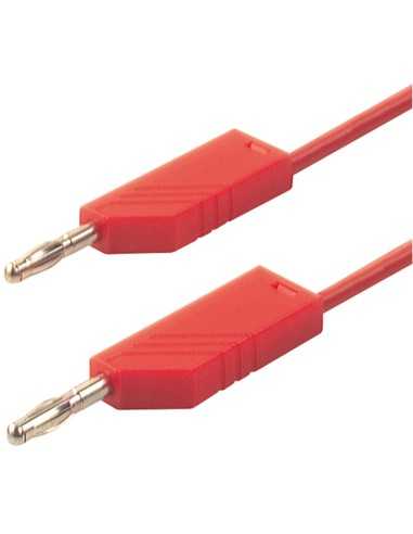 Altech 934091101 Cordon de test MLN SIL 50/1 ROUGE - Lot de 25