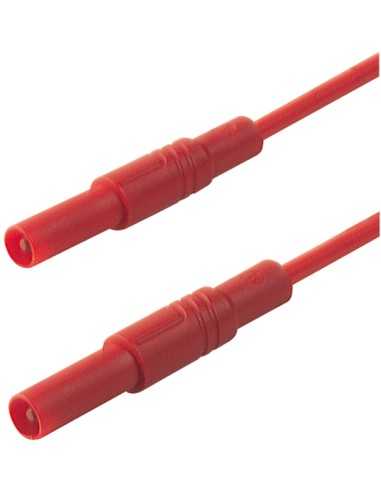 Altech 934074101 Câble de test MLS GG 100/1 ROUGE - Lot de 25