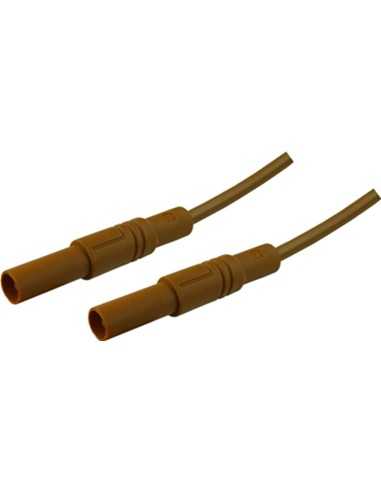 Altech 934075105 Cordon de test MLS GG 100/2.5 MARRON - Lot de 25