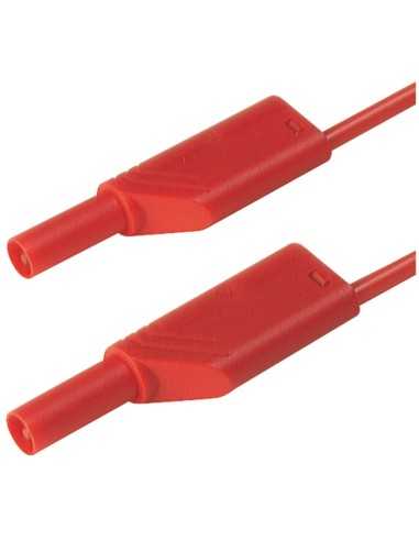 Altech 934067101 Câble de test MLS WS 25/1 ROUGE - Lot de 25