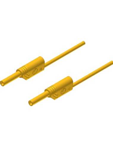 Altech 975696703 Câble de test MVL S WS 100/1 Au JAUNE - Lot de 25