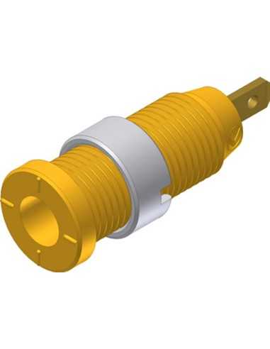 Altech 975455703 Douille de test MSEB 2610 Au JAUNE - Lot de 50