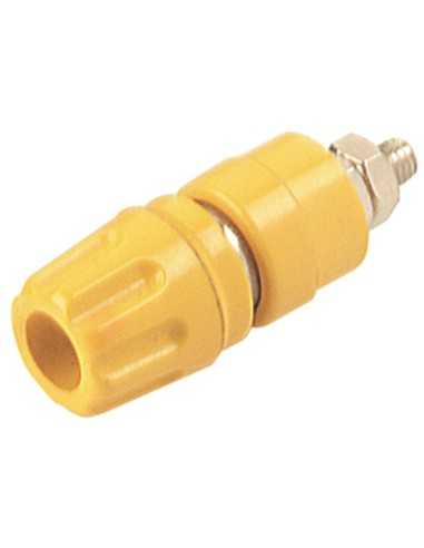 Altech 930103103 Douille de test PKI 10 A JAUNE - Paquet de 100
