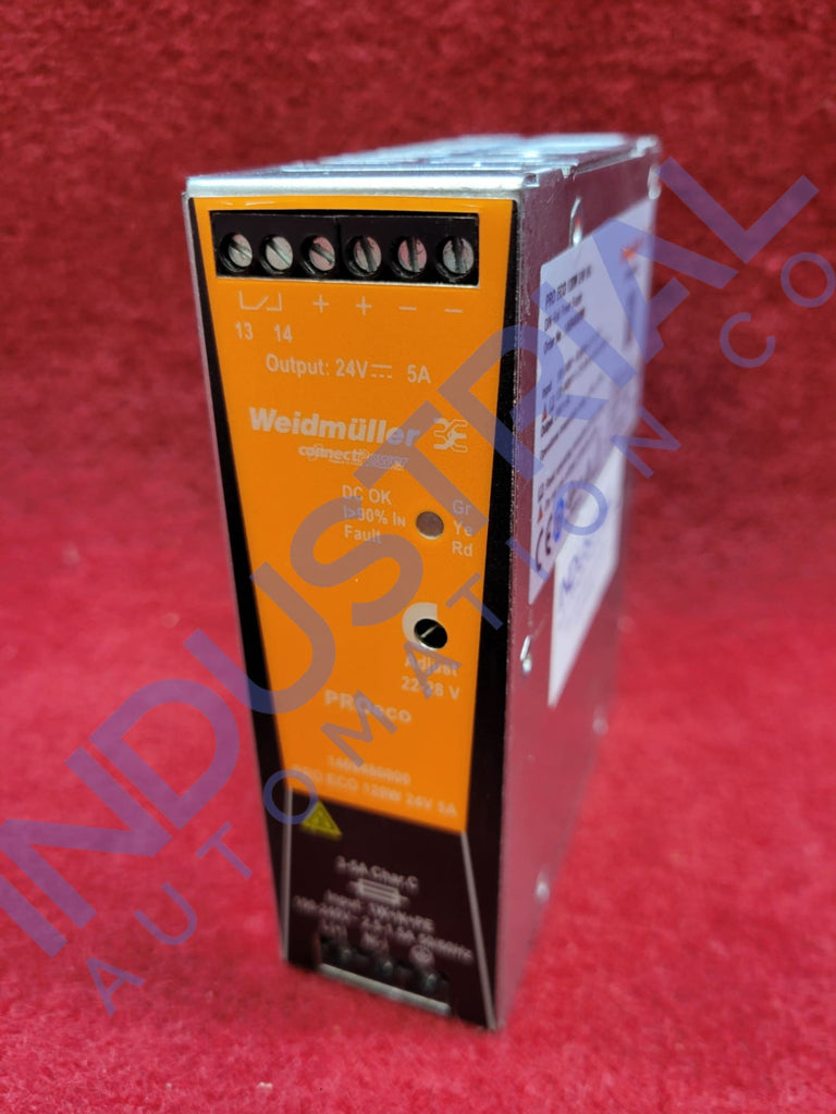 Weidmuller PRO ECO 120W 24V 5A IAC Certified Refurbished