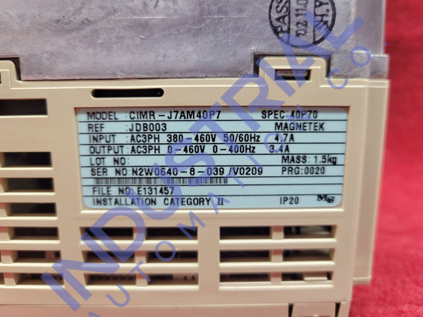 Yaskawa Cimr-J7Am40P7