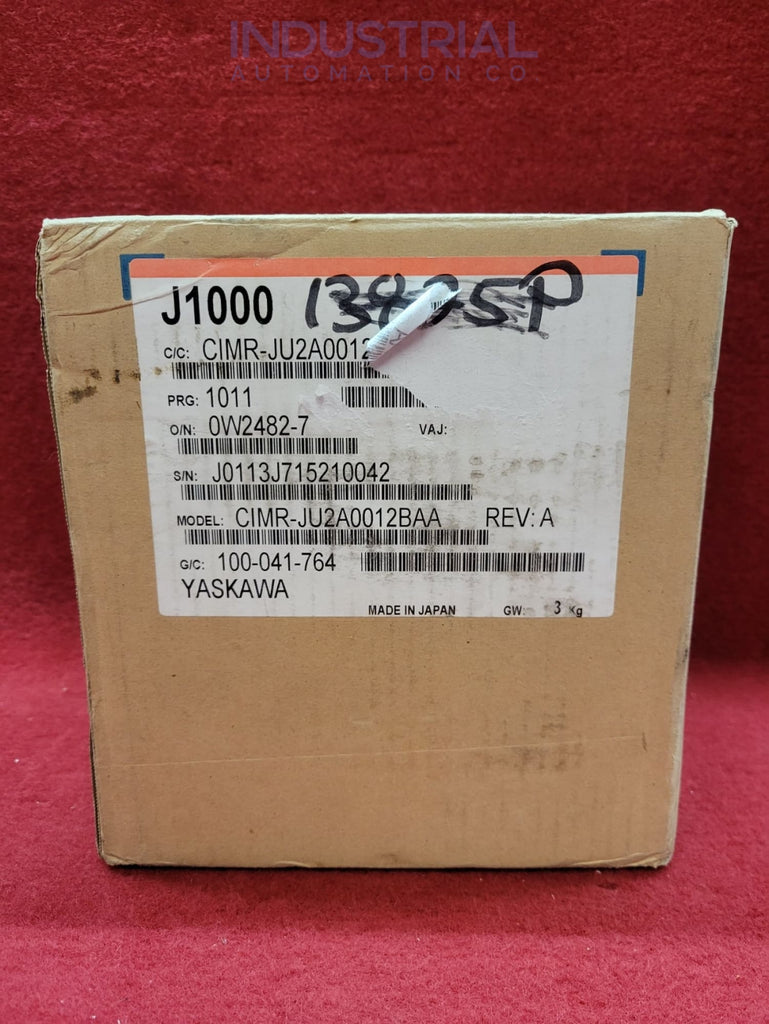 Yaskawa CIMR-JU2A0012BAA New Surplus
