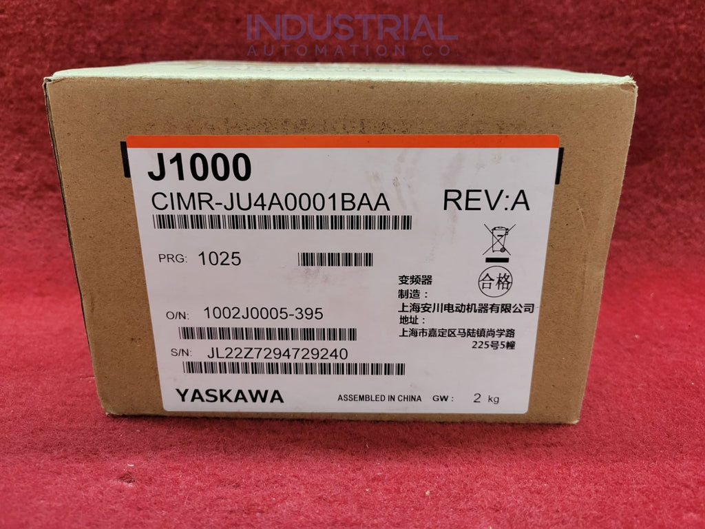 Yaskawa CIMR-JU4A0001BAA - New - Variable Frequency Drive