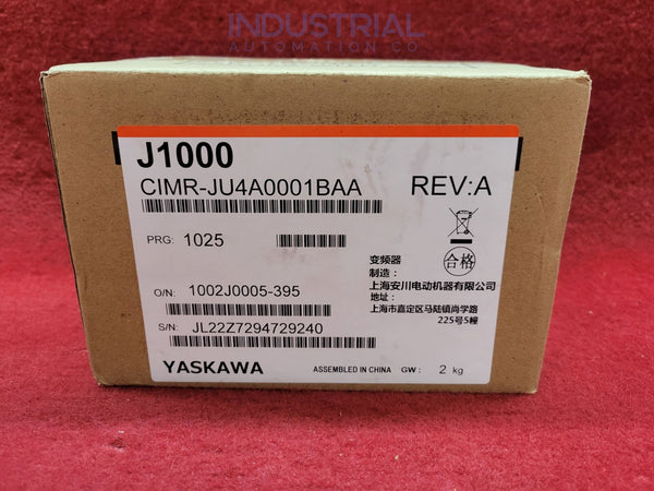 Yaskawa CIMR-JU4A0001BAA - New - Variable Frequency Drive