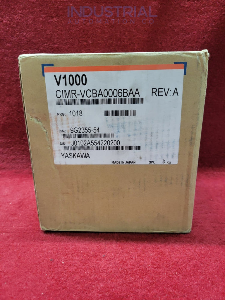 Yaskawa CIMR-VCBA0006BAA IAC Certified Refurbished