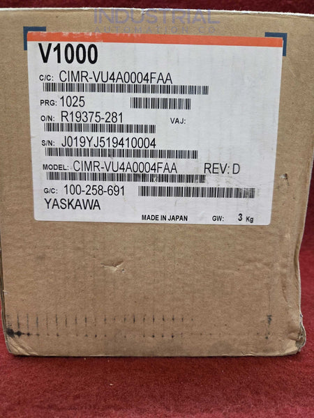 Yaskawa CIMR-VU4A0004FAA New
