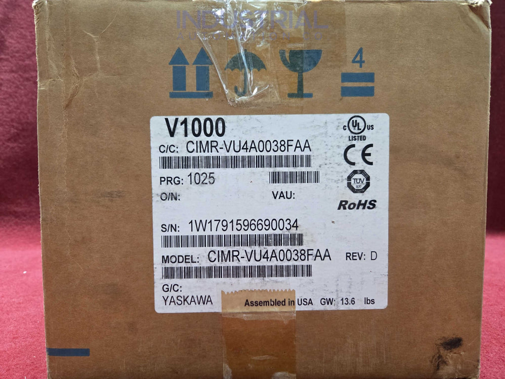 Yaskawa CIMR-VU4A0038FAA New Surplus Variable Frequency Drive