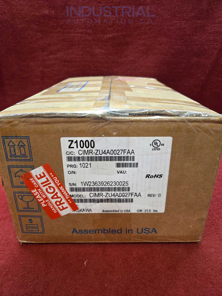 Yaskawa CIMR-ZU4A0027FAA - New Surplus - HVAC Drive
