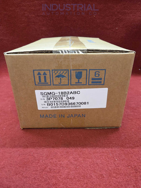 Yaskawa SGMG-18B2ABC - New