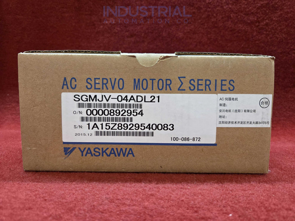 Yaskawa SGMJV-04ADL21 New