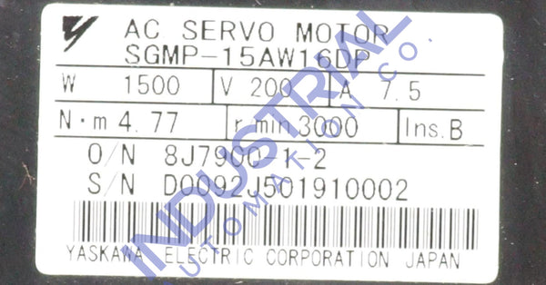 Yaskawa Sgmp-15Aw16Dp