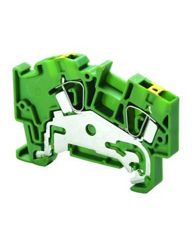 Altech AGT4 Bornier DIN, Ressort, Terre - Lot de 100