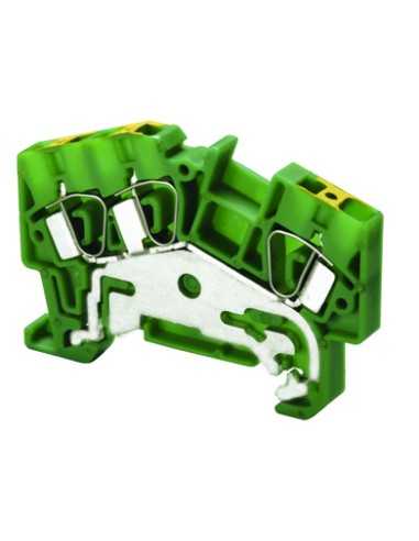 Bornier Altech AGT4/3 DIN, ressort, terre - Lot de 50