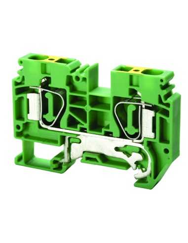 Altech CSCG16T Bornier DIN, Ressort, Terre - Paquet de 50
